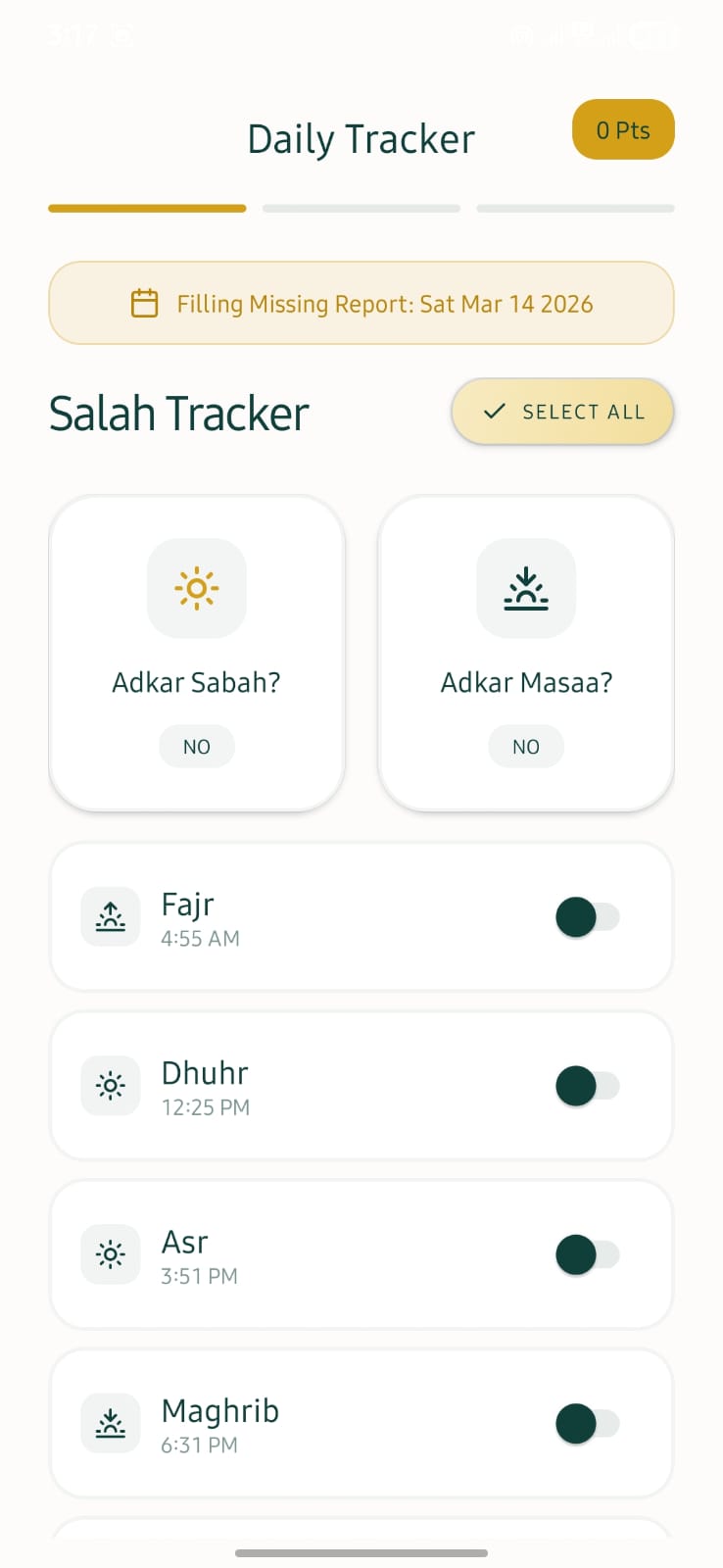 Quran Stats & Goal Monitoring