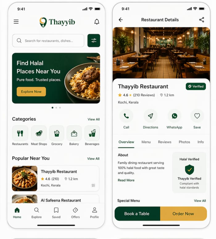 Thayyib - Mobile App