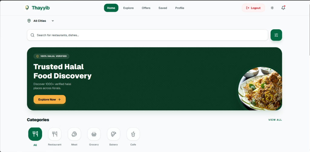 Thayyib - Web Platform