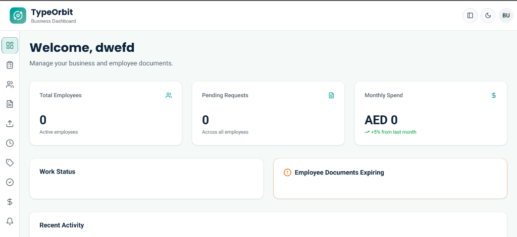 Business Dashboard
